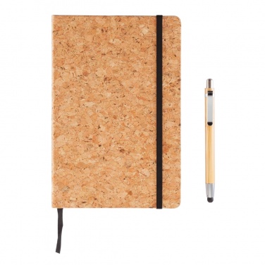 Logotrade kampanjprodukter bild: Cork A5 anteckningsbok