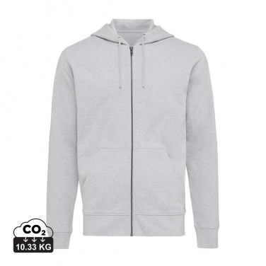 Logotrade presentreklam bild: Iqoniq Abisko hoodie med dragkedja i återvunnen bomull