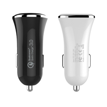 Logotrade presentreklam bild: Billaddare (Qualcomm Quick Charge 3.0)