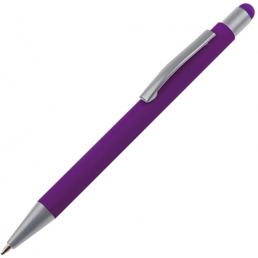 Logotrade profilreklam bild: Metallkulpenna pekpenna soft touch SALT LAKE CITY