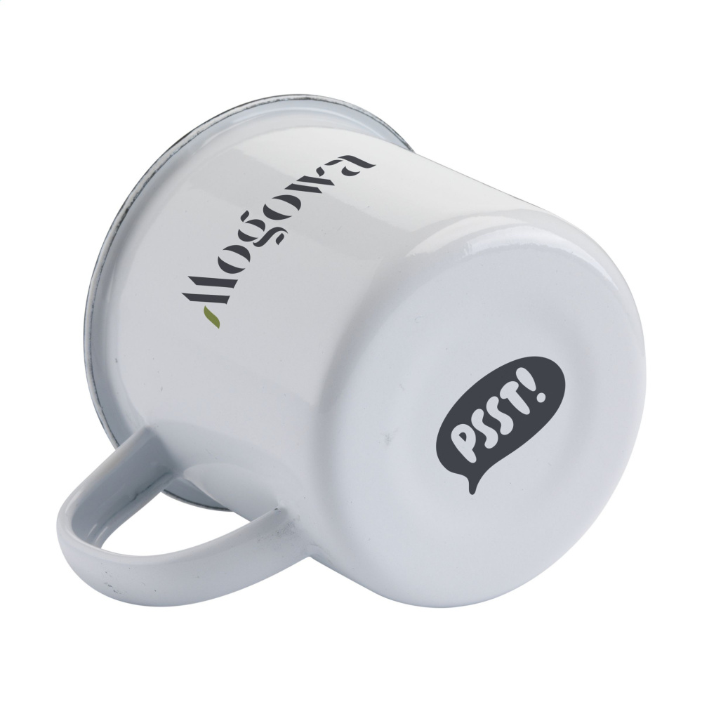 Logotrade profilprodukter bild: Retro emaljmugg 350 ml