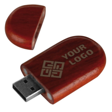Logotrade kampanjprodukter bild: USB-minne i trä