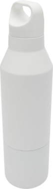 Logotrade profilprodukter bild: Odessy 600 ml RCS-certifierad isolerad flaska av återvunnet rostfritt stål med 300 ml mugg