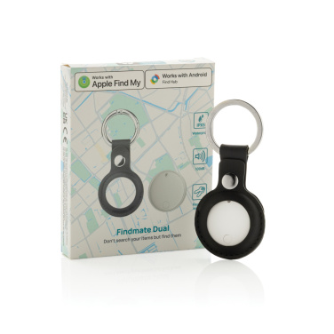 Logotrade presentreklam bild: Findmate Dual RCS återvunnen plastartikel-sökare IPX 5