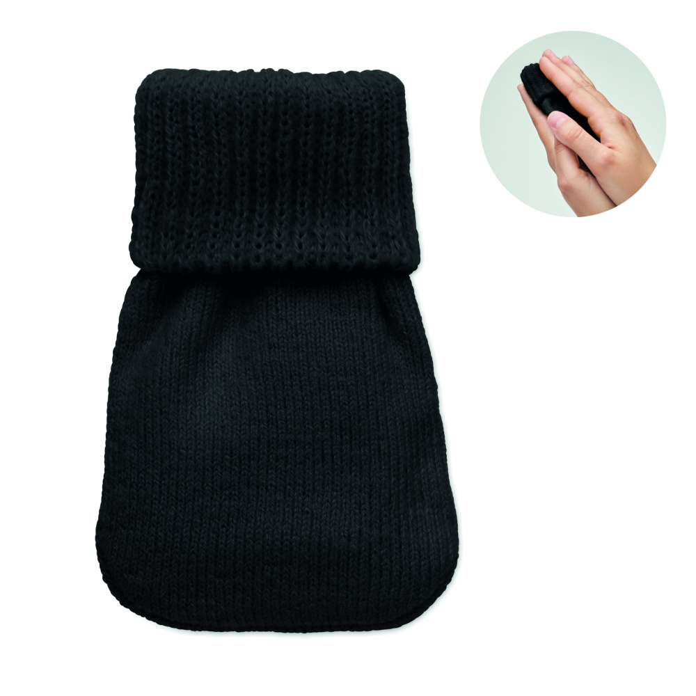 Logotrade profilprodukter bild: Handvärmare stickad polyester