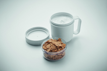 Logotrade profilprodukter bild: On the go-mugg i PP 450 ml