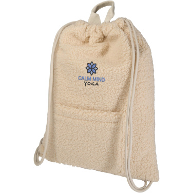 Logotrade profilprodukter bild: Bear ryggsäck med dragsko av GRS-certifierat återvunnet sherpa-material, 9 l