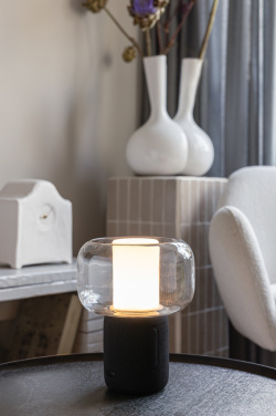 Logotrade profilprodukter bild: Lux 10 W högtalarlampa i återvunnen plast